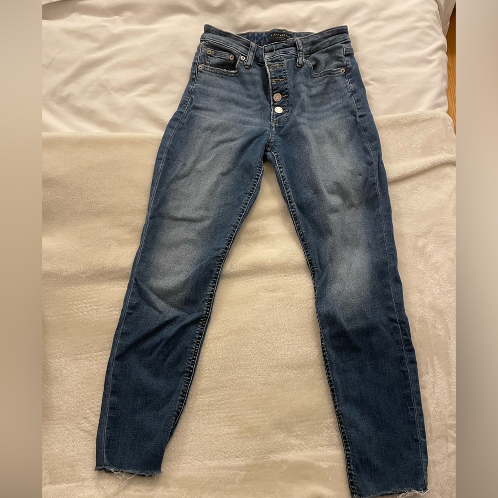 Lucky Brand - High Rise Bridgette Skinny Ankle Jeans - Picture 2 of 6